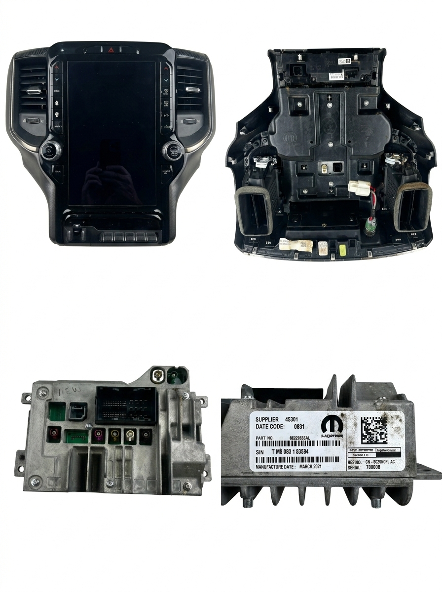 RAM 1500 (DT) 12-Inch Uconnect Infotainment System